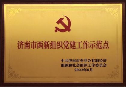 喜报｜top1体育获评济南市两新组织党建示范点